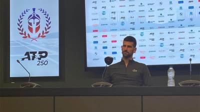  Đoković pres konferencija u Atini poslije plasmana u finale  
