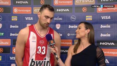  Nikola Milutinov ključni igrač u pobjedi Olimpijakosa protiv Partizana 