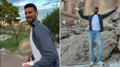  Novak Đoković trčao na Akropolju da se slika s peharom 