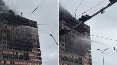  Požar na zgradi Vjesnika u Zagrebu 