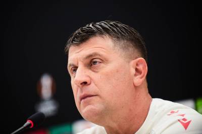  Vladan Milojević konferencije za medije pred meč Crvena zvezda - FCSB 