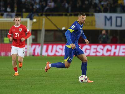  Edin Džeko poslije utakmice Austrija BiH  