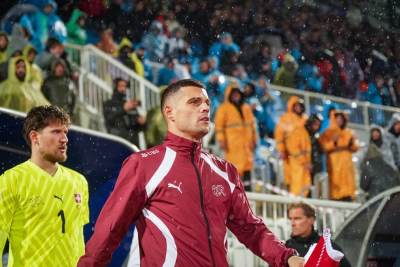  Džaka izviždan na meču Kosovo Švajcarska 