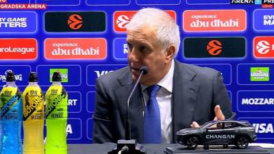  Željko Obradović konferencija poslije Partizan Fenerbahče 