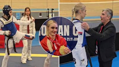  Andrea Bokan iz Srbije prvak Evrope u tekvondou 