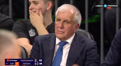  Željko Obradović kratka izjava poslije poraza Partizana u Atini 