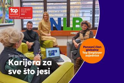  NLB Banka dobila  sertifikat TOP Employer za 2025. godinu 