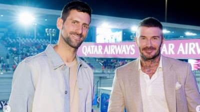  Dejvid Bekam i Novak Đoković 