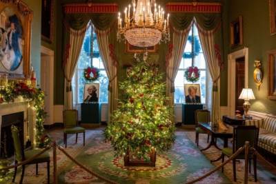  Novogodišnja dekoracija u Bijeloj kući 