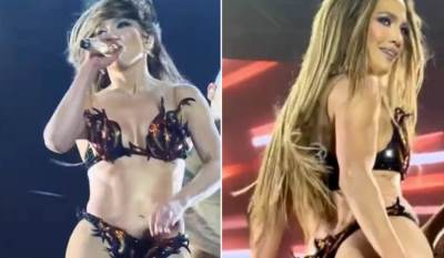  dženifer lopez skoro gola na nastupu 