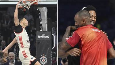  Grobari slavili poene Lučića i Ajzeje Majka 