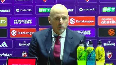  Saša Obradović o utakmici Crvena zvezda Barselona  