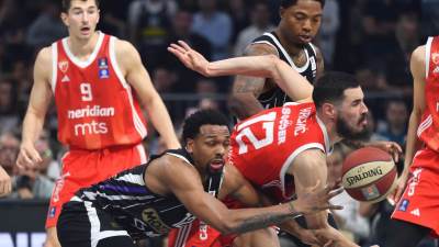  Evroliga srpskom zastavom najavila derbi Partizan Zvezda 