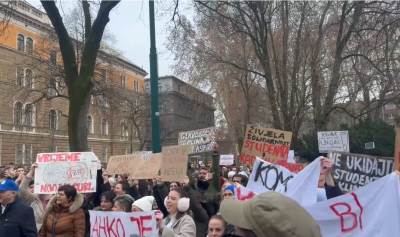  Protest studenata u Sarajevu 