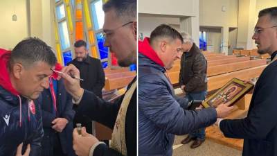  Vladan Milojević posjetio crkvu u Gracu 