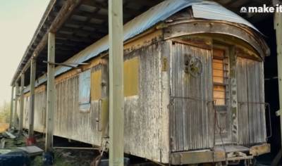  Stari vagon pretvoren u luksuzni smještaj 