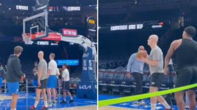  Nikola Topić ponovo trenirao sa igračima Oklahome 