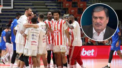  Vlade Đurović poslije utakmice Pariz Crvena zvezda 