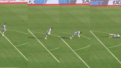  Golmanu Sudana pozlilo tokom utakmice 