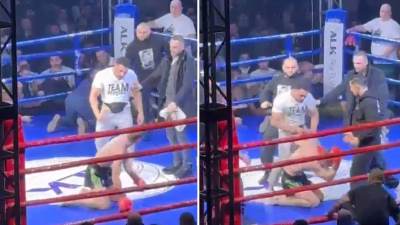  Masovna tuča publika uletjela u ring u Novom Pazaru 