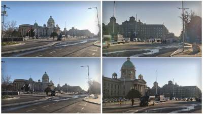  Uklonjeni šatori ispred Narodne skupštine Srbije 