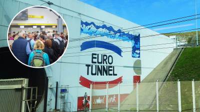  Zatvoren Eurotunel, kolaps željezničkog saobraćaja 