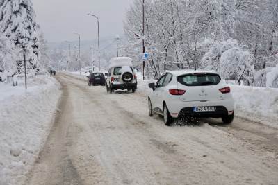  Zbog snijega problemi u saobraćaju 