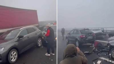  Lančani udes na autoputu Miloš Veliki 