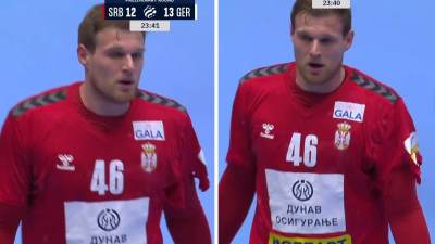  Pešmalbeku dva puta pocijepan dres protiv Njemačke 