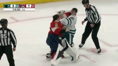  Tuča srpskog i ruskog golmana u hokeju 