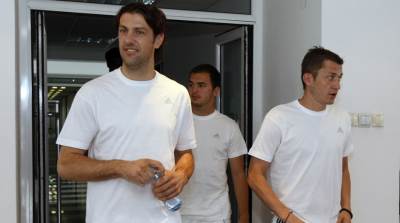  Kapiten Partizana Saša Ilić posjetio bivšeg saigrača Mladena Krstajića u Bijeljini 