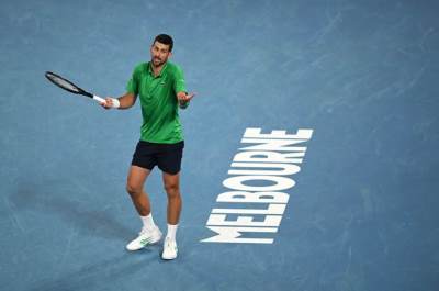 Novak Đoković skupljačica loptica Australijan open  