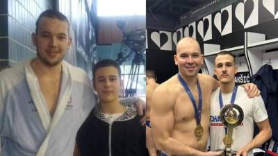  Dušan Mandić i Milan Glušac na fotografiji od prije 11 godina 