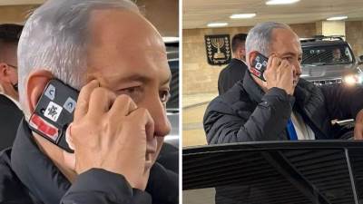  netanjahu ima traku preko kamere telefona 