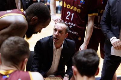  Muhamed Pašalić nakon pobjede KK Bosna u Beču 