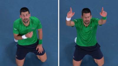  Kako je Novak Đoković proslavio pobjedu protiv Janika Sinera 