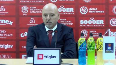  Saša Obradović poslije pobjede Crvene zvezde 