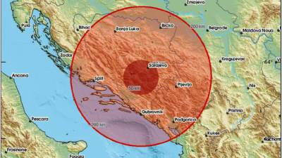 Zemljotres jačine 3,2 stepena pogodio jug BiH 