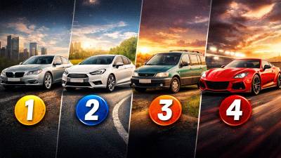  Test ličnosti sa 4 automobila 