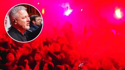  Rukometaši Hrvatske uz Tompsona dočekani u Zagrebu 