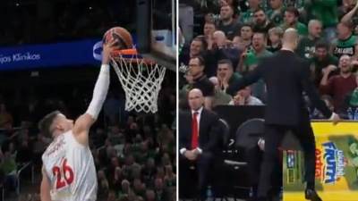  Nemanja Nedović promašio zakucavanje Spanulis pobjesnio 