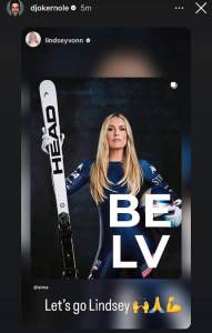  novak djokovic navija za lindzi von na zoi  