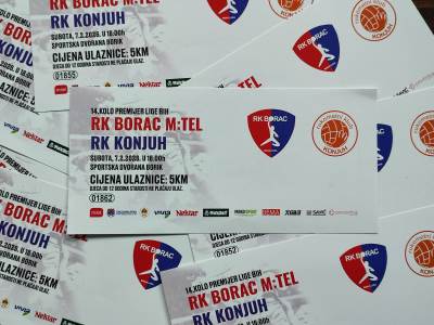  Mondo poklanja ulaznice za RK Borac 