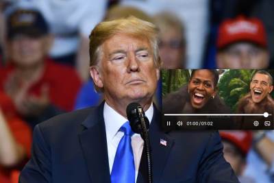  Tramp o spornom videu Obaminih 