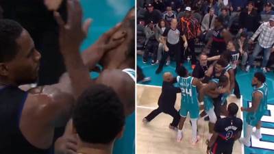  Tuča na utakmici Šarlot - Detroit 