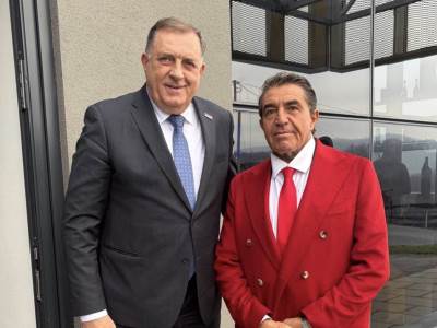  SEO naslov: Paolo Zampoli kod Dodika: Simbolika crvenog odijela i poruke iza sastanka 