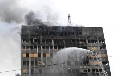  Požar u zgradi Vjesnika u zagrebu 