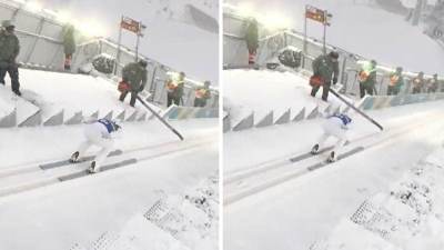  Ski skakač zakačio mašinu na Zimskim olimpijskim igrama 