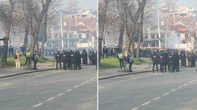  Crvena zvezda Partizan korteo Grobara  