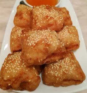  Posni uštipci sa susamom 